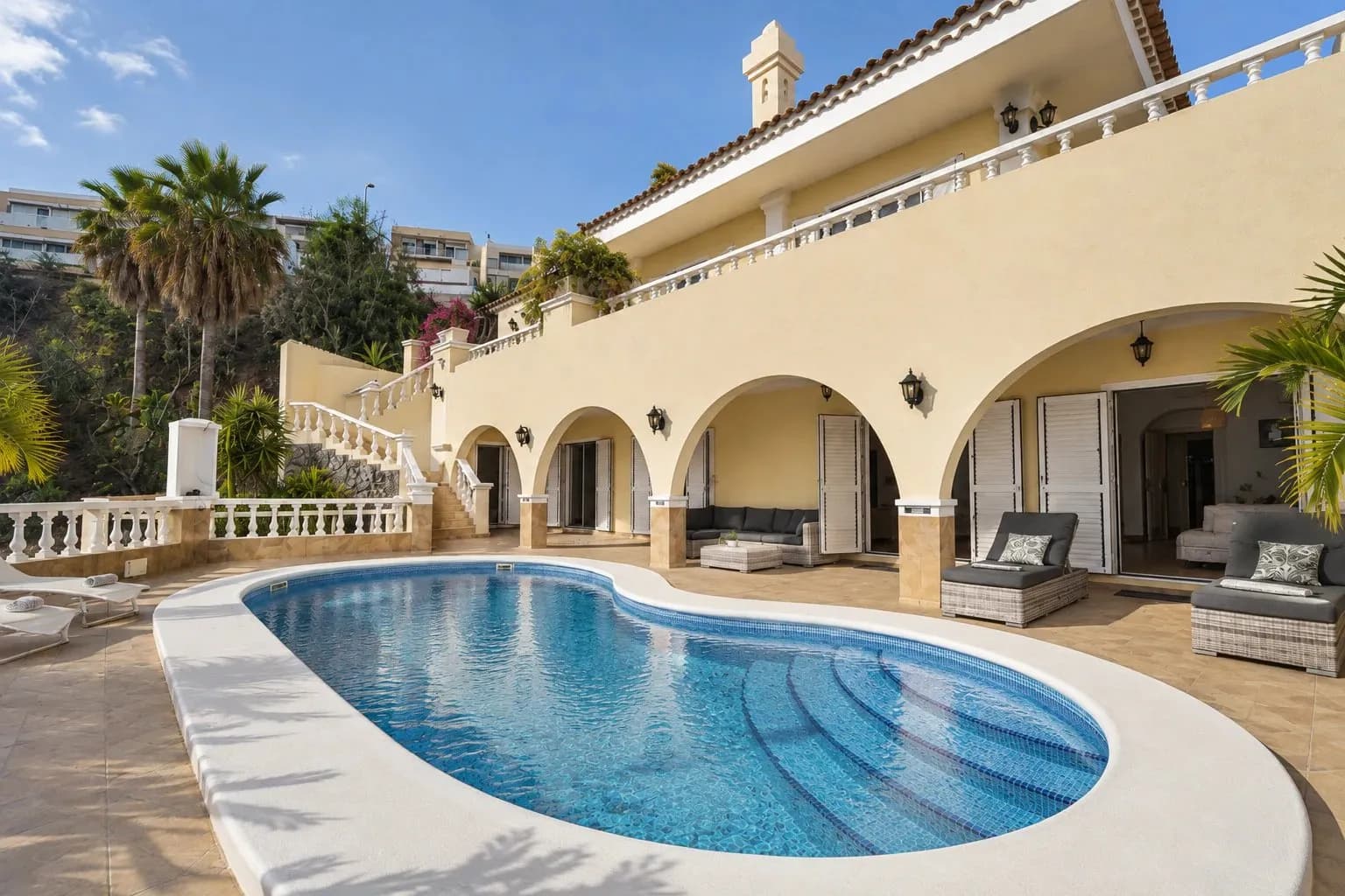 Villa en Costa Adeje - piscina privada y vistas panorámicas al océano. – 1