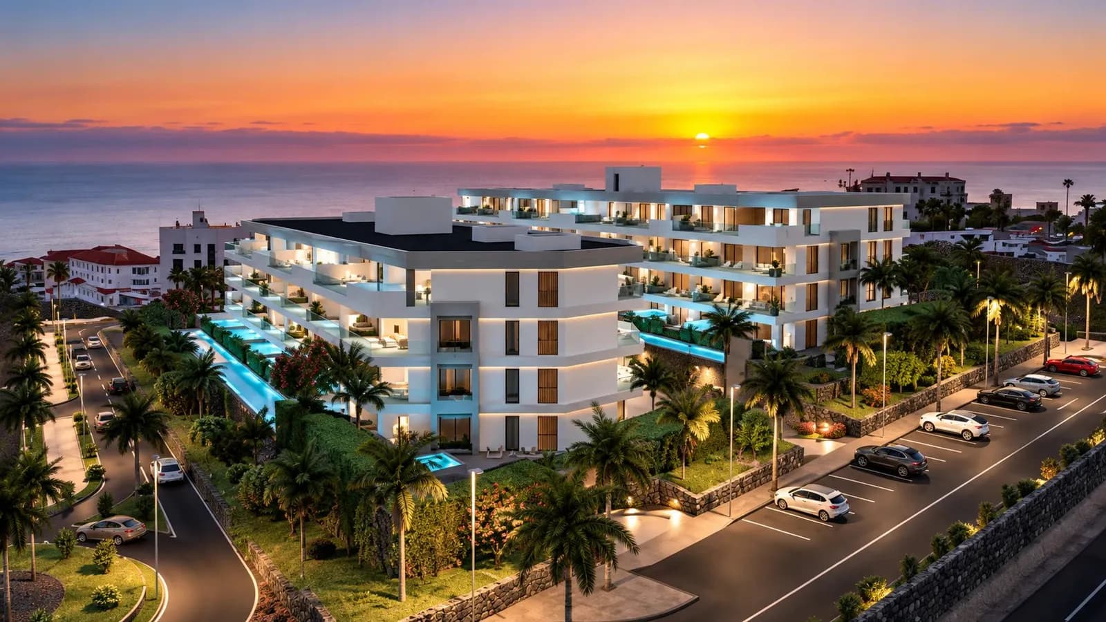 Działka inwestycyjna w Alcala -Teneryfa południowa - 55 luksusowych apartamentów z widokiem na ocean – 1