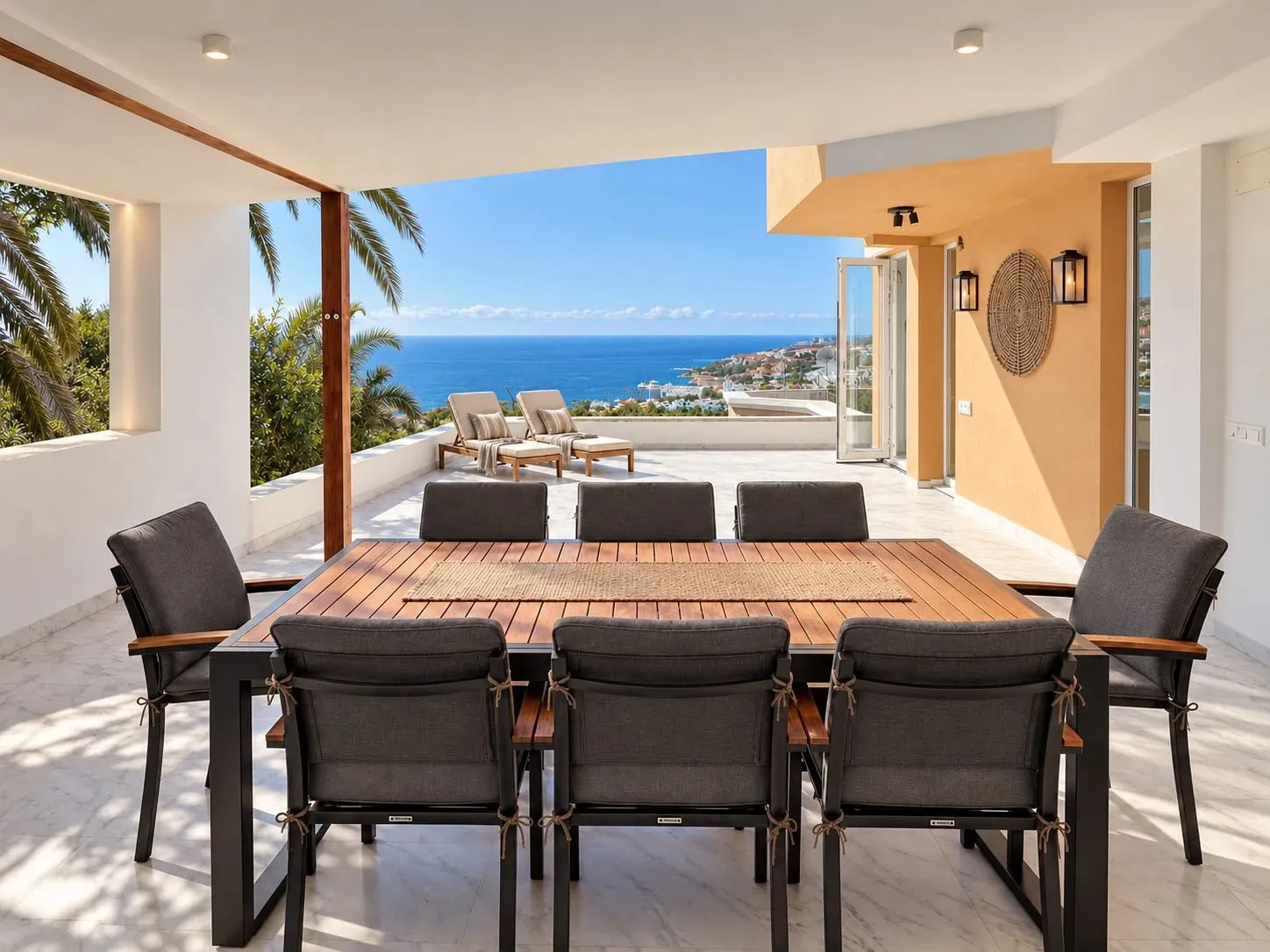 Villa in San Eugenio Alto — panoramic view of the ocean and mountains – 1